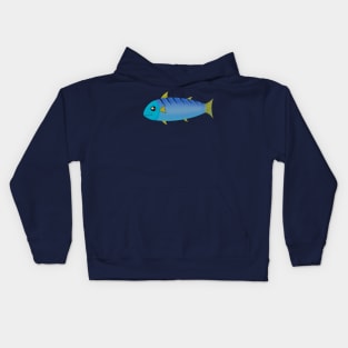 Blue fish Kids Hoodie